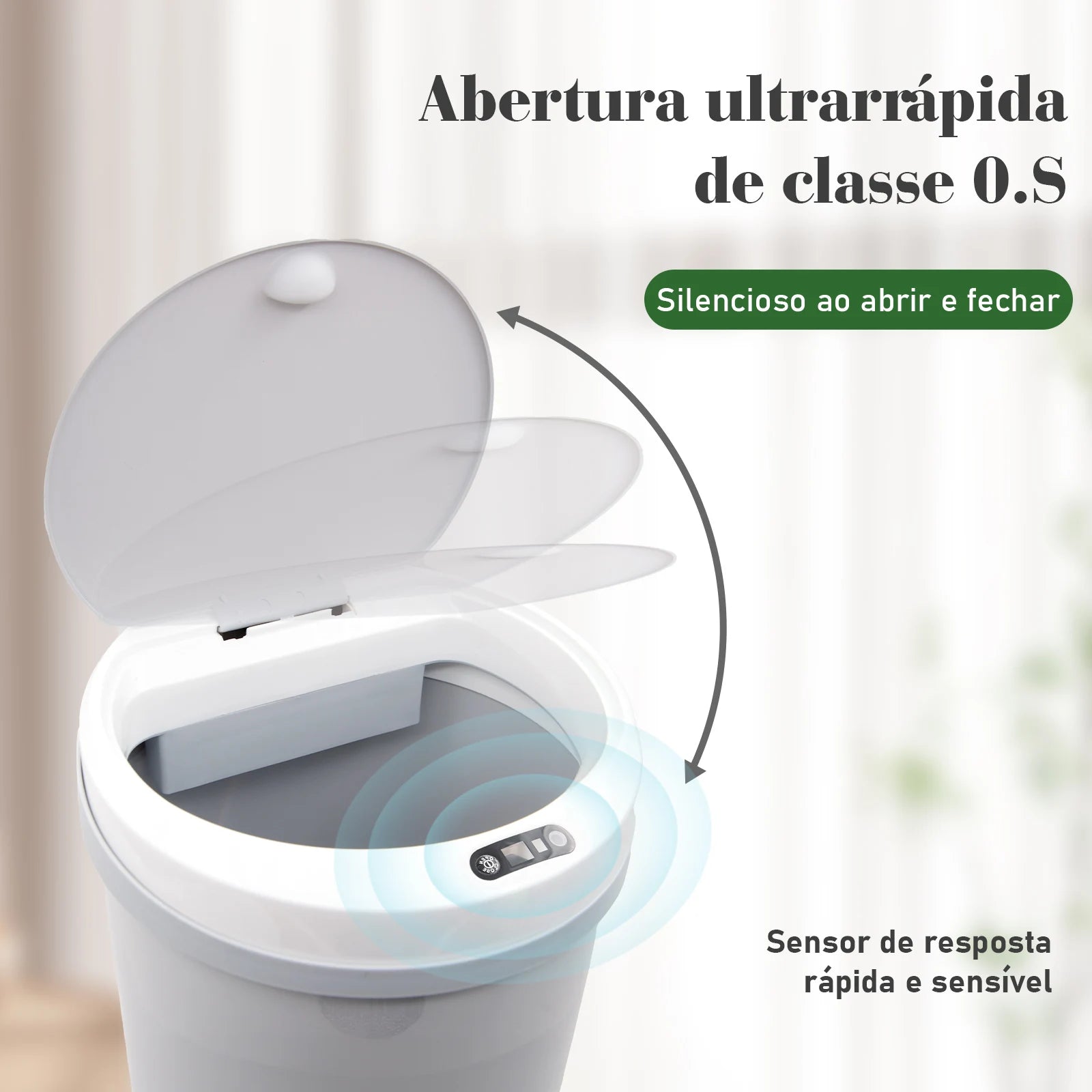 Lixeira inteligente sensor automático