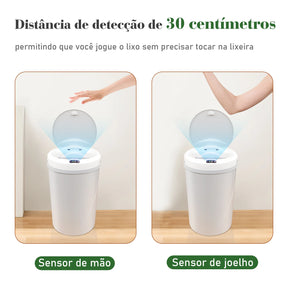 Lixeira inteligente sensor automático