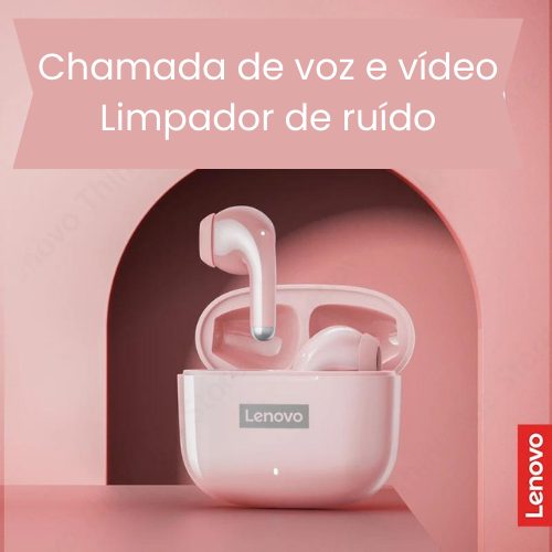 Fones de Ouvido Lenovo-LP40 Pro TWS Bluetooth